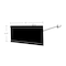 Azar Displays 6" H x 12" L Black C-Channel 600612-BLK - alternate 3